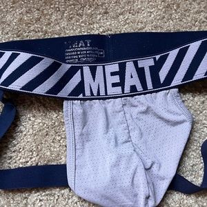 MEAT Mesh Athletic Jock - Size S/M - Gray